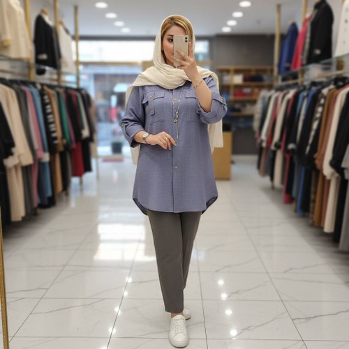 شومیز مانتویی خاص و کاربردی باتنخوری عااالی
