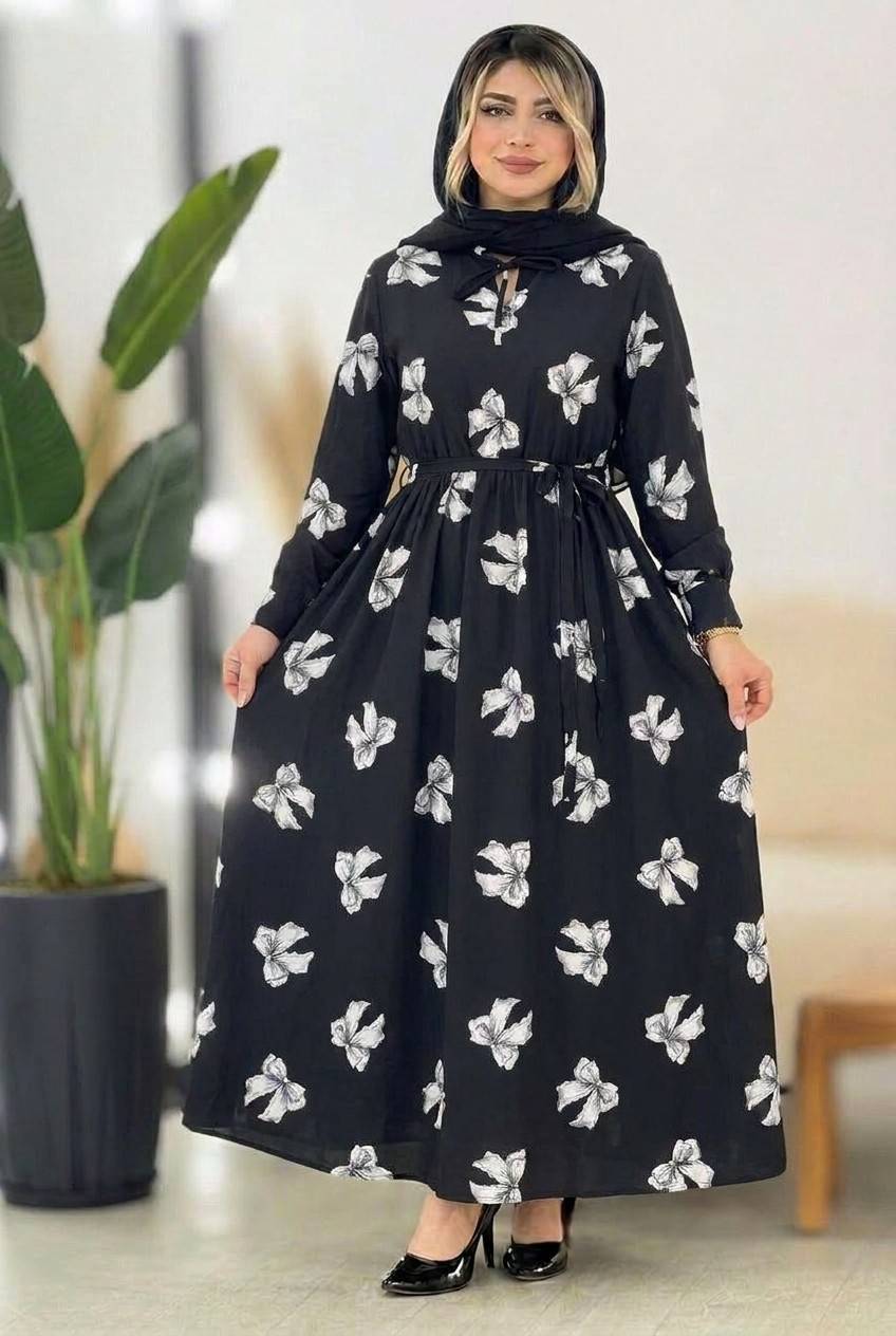 پیراهن ساحلی مزونی خنک و سبک باتنخوری عاللی