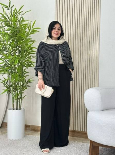 شومیز شلوار خنک و سبک شیک و پرطرفدار باتنخوررری عالی