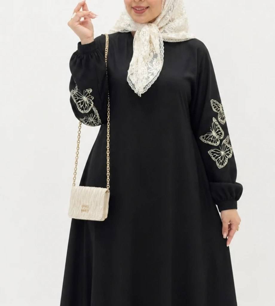 مانتو عبایی الیزه خنک و سبک با تنخوری بسیار عالی