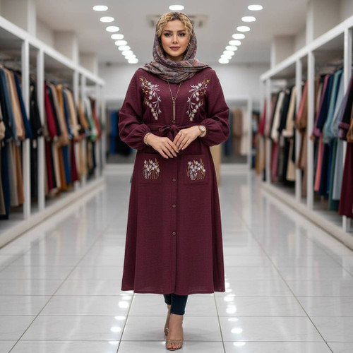 مانتو گلدوزی شانتون مخصوص خاص پسند ها