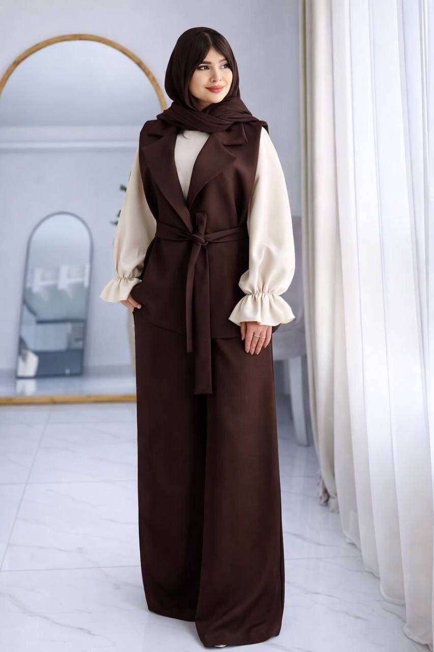 سه تیکه وست شومیز شلوار بسیار زیبا و شیک