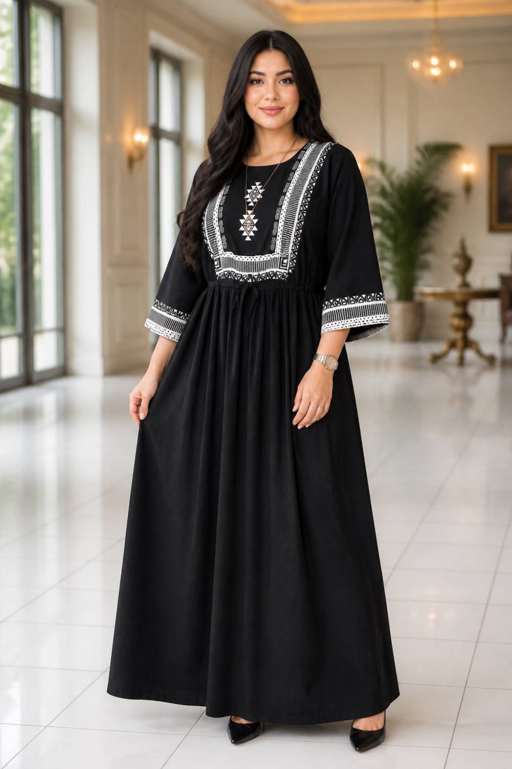 پیراهن ساحلی نخی سرخپوستی خنک و مناسب فصل