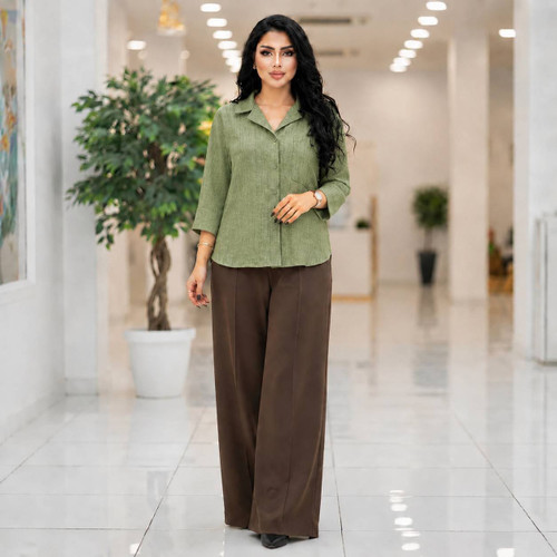 شومیز خنک و سبک و ترند سال با تنخوری زیبا