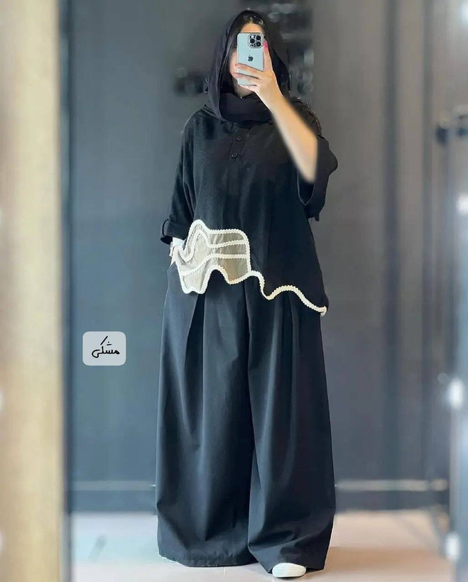 شومیزشلوارلنین لاکچری وشیک ،مناسب تابستان