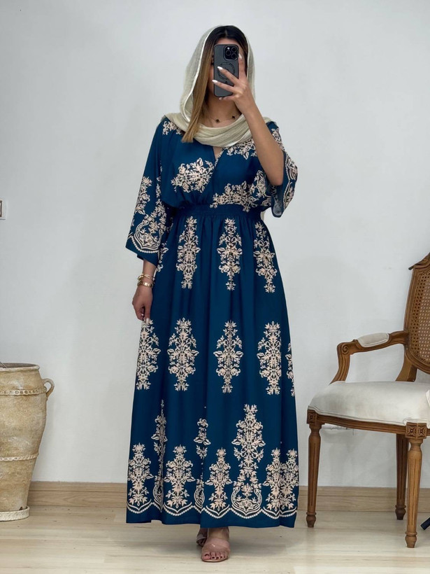 پیراهن بلند ساحلی خنک و سبک پرطرفدار با تنخوری عالی