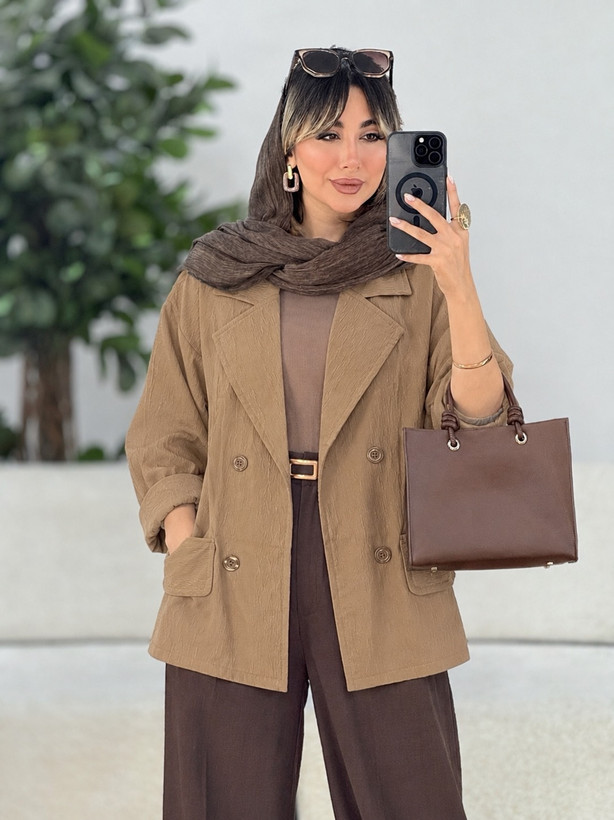 مانتو کتی شیک و خاص با تنخوری بسیار جذاب