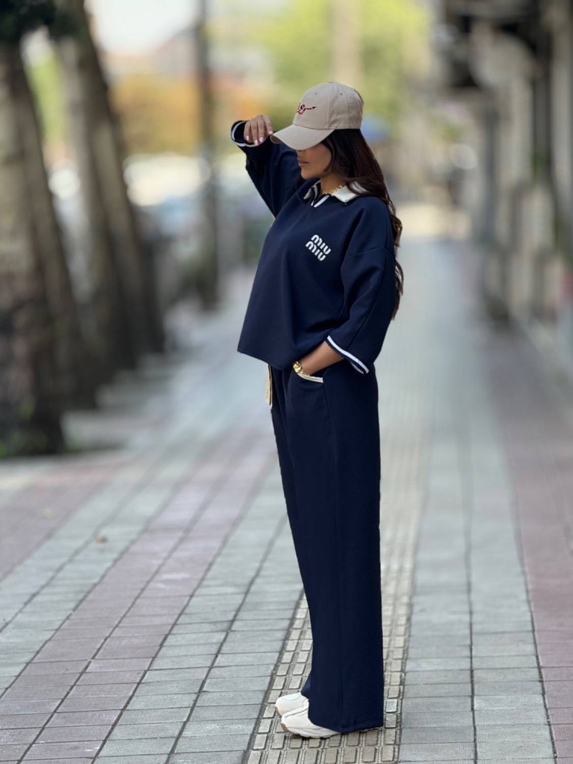 ست باکسی ترند miu miu راحت،باکیفیت،شیک و مزونی