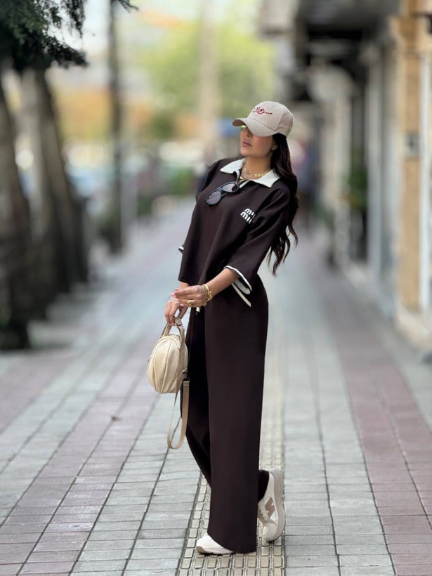 ست باکسی ترند miu miu راحت،باکیفیت،شیک و مزونی