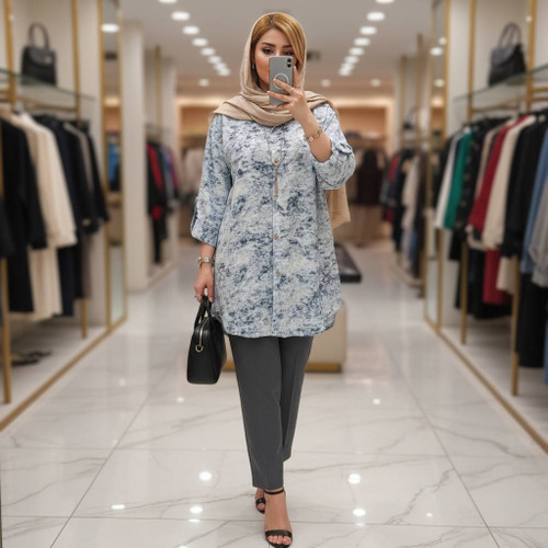 شومیز گازوییلی خنک و سبک با تنخوری عالی