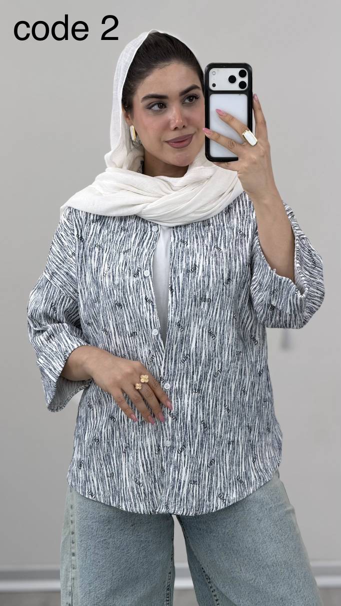 شومیز ینزی نرم و راحت مناسب فصل با تنخوری عالی