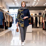 شومیز حریر شیک و زیبا بسیار خنک با تنخوری عالی
