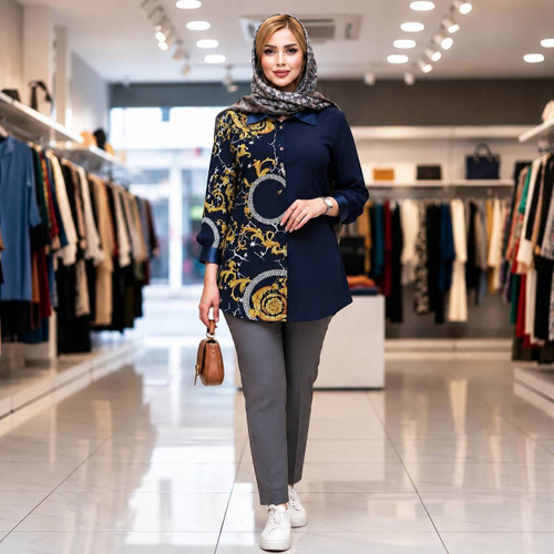 شومیز حریر شیک و زیبا بسیار خنک با تنخوری عالی