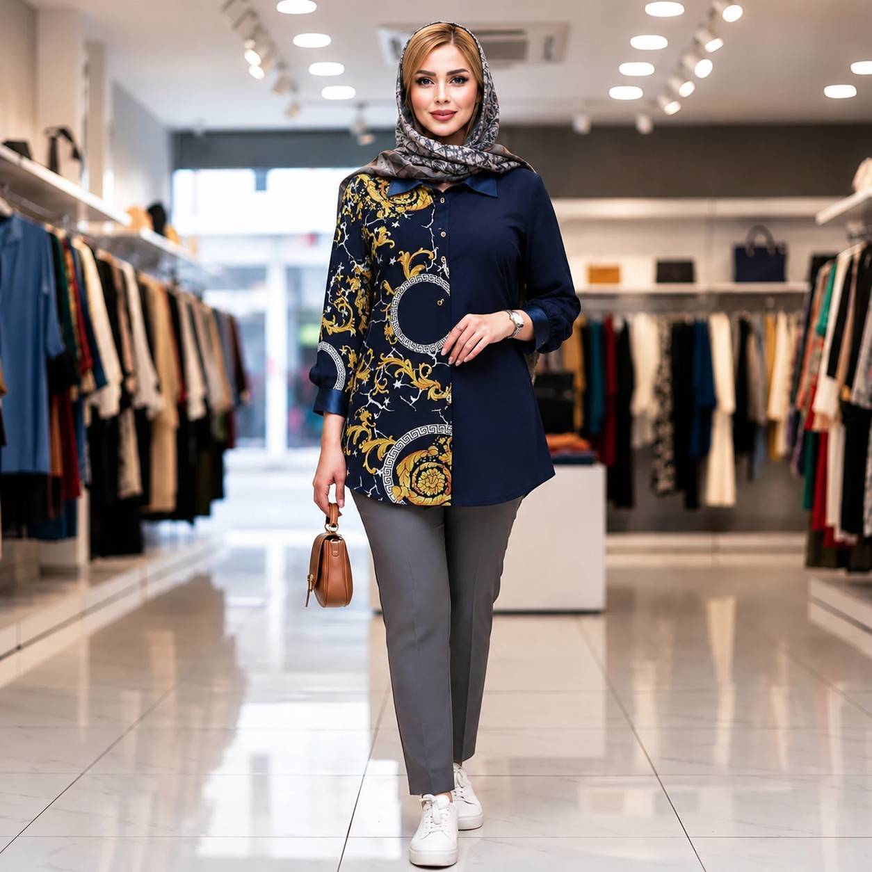 شومیز حریر شیک و زیبا بسیار خنک با تنخوری عالی