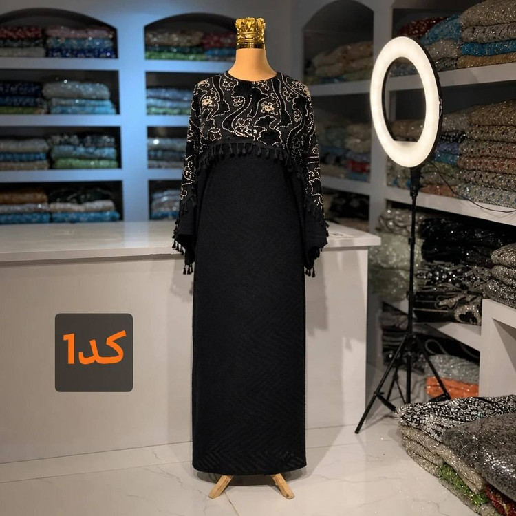 عباگلدوزی شده شنلدار بلند و پرطرفدار شیک و عالی