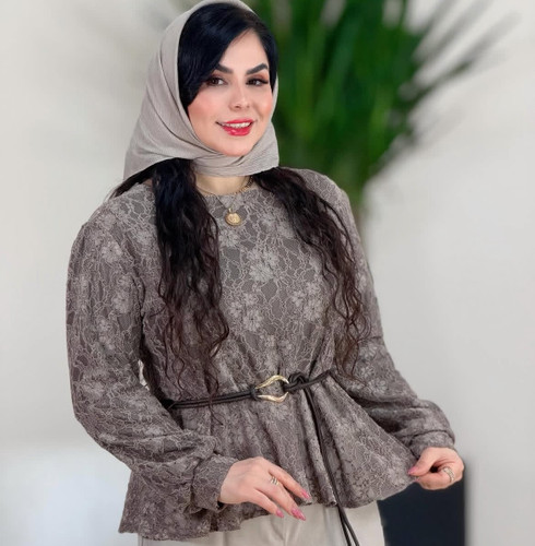 شومیز مجلسی دانتل کاملا شیک و زیبا با تنخوری جذاب