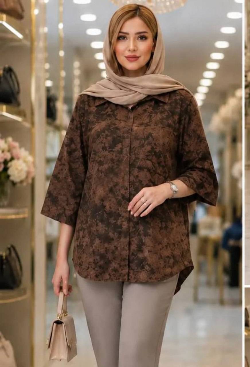 شومیز مانتویی خاص و زیبا پرطرفدار با تنخوری جذاب