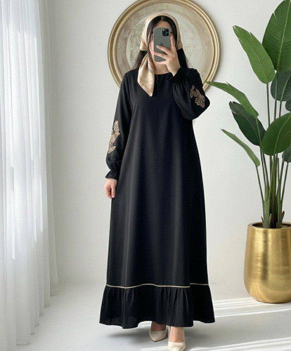 عبا گلدوزی شده شیک و زیبا و پرطرفدار باتنخوری جذاب