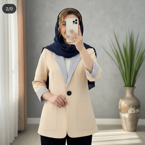 کت مزونی بسیار کاربردی شیک و مجلسی با تنخوری عالی