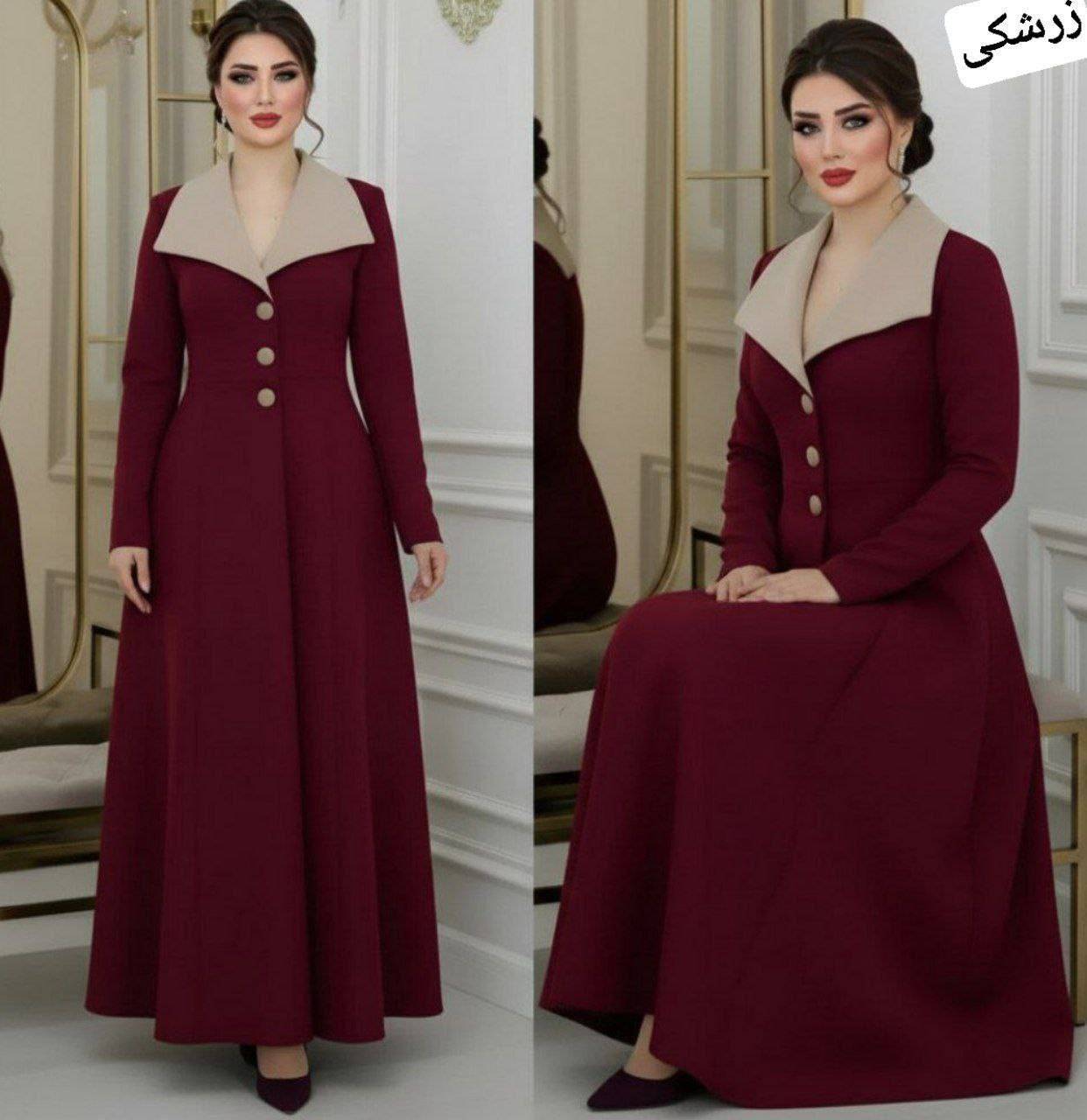 پیراهن بلند مازراتی شیک و جذاب با تنخوری عالی