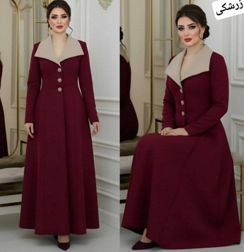 پیراهن بلند مازراتی شیک و جذاب با تنخوری عالی